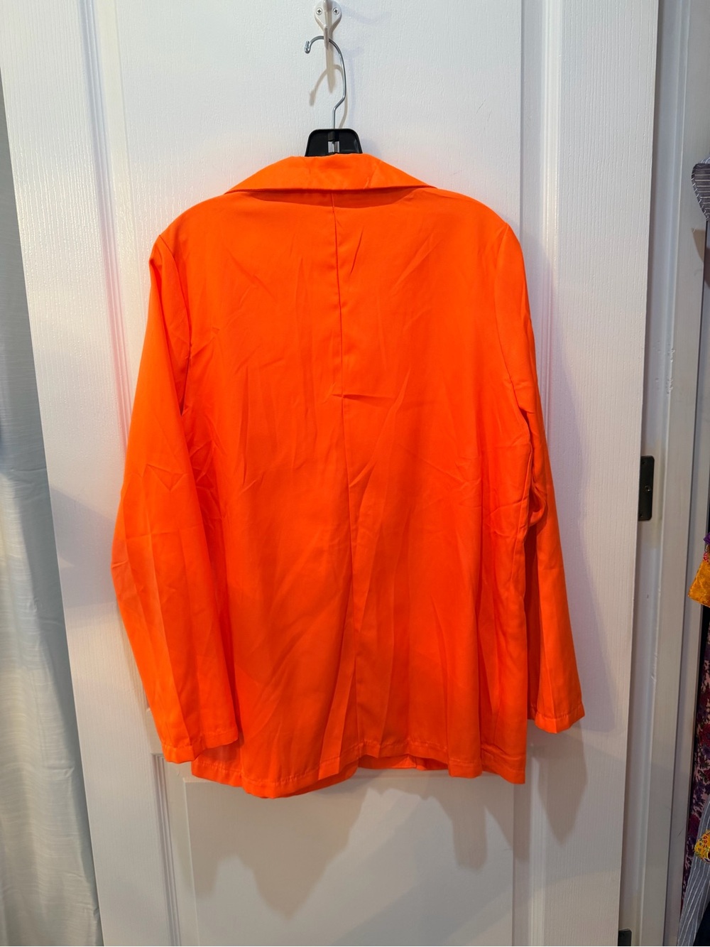 Miss Sparkling Two piece blazer and shorts set in Bright Orange size small NWOT - Picture 8 of 16
